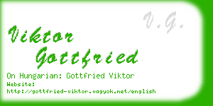 viktor gottfried business card